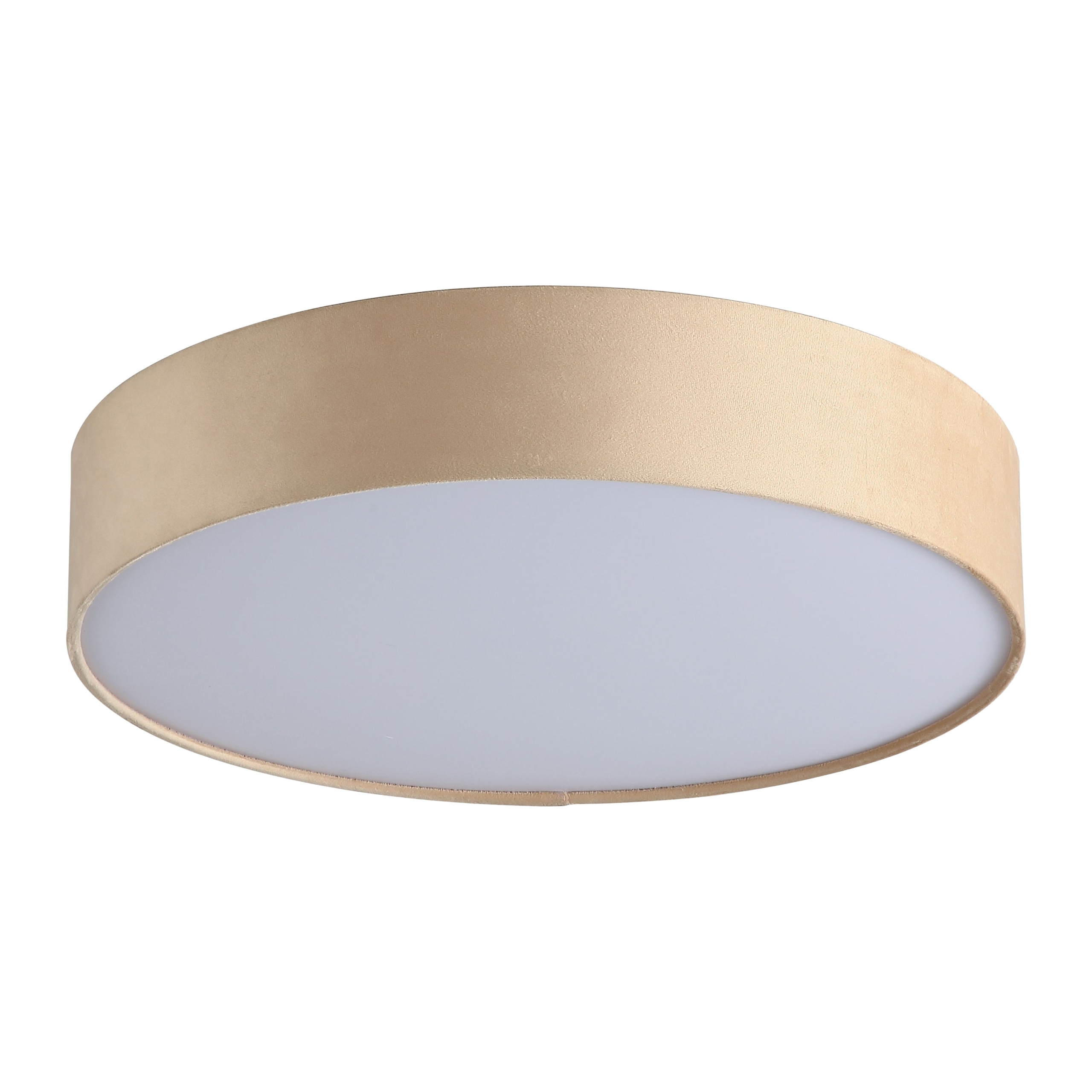 Searchlight Drum Plafondlamp - Champagne