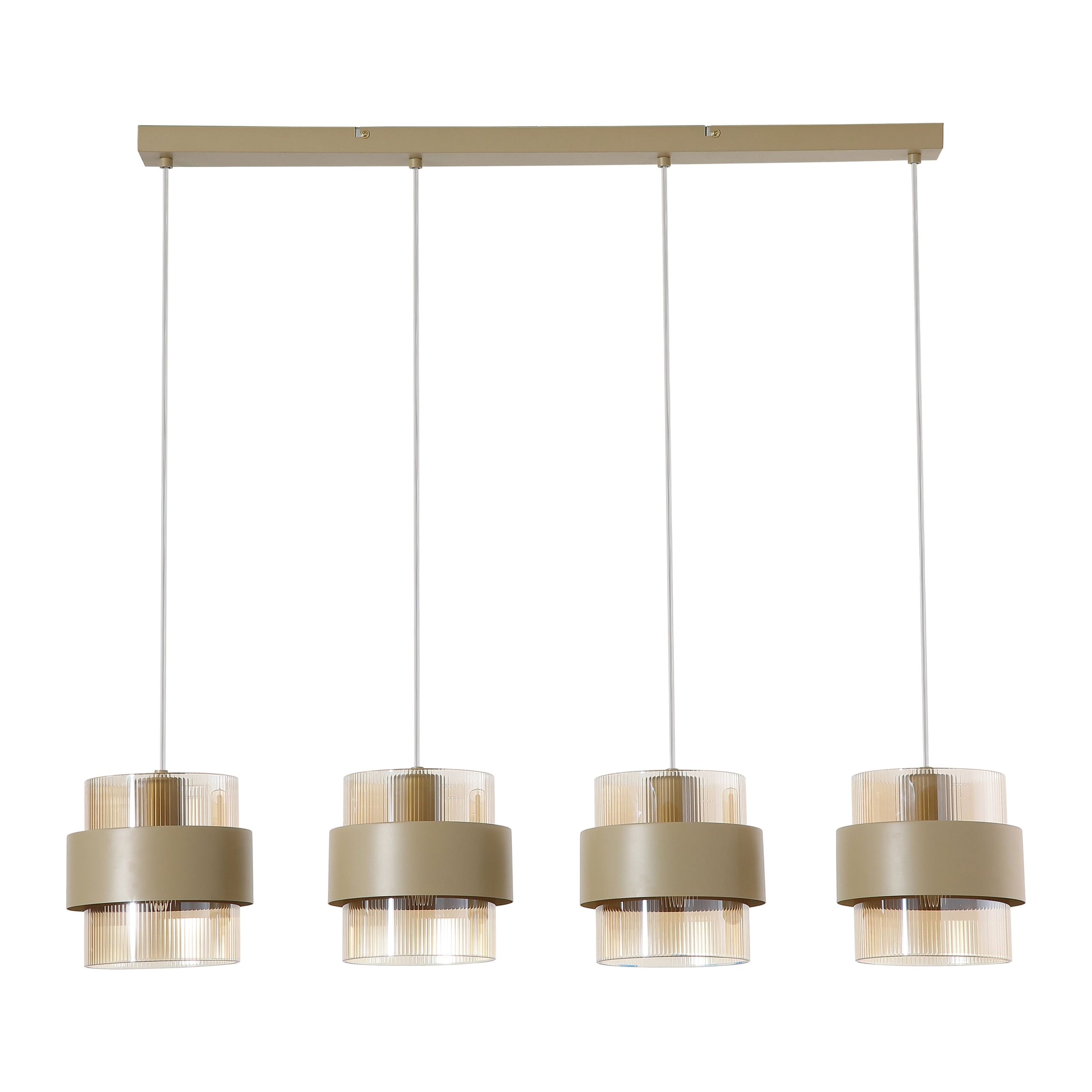 Searchlight Royal Hanglamp 4-lichts - Zand