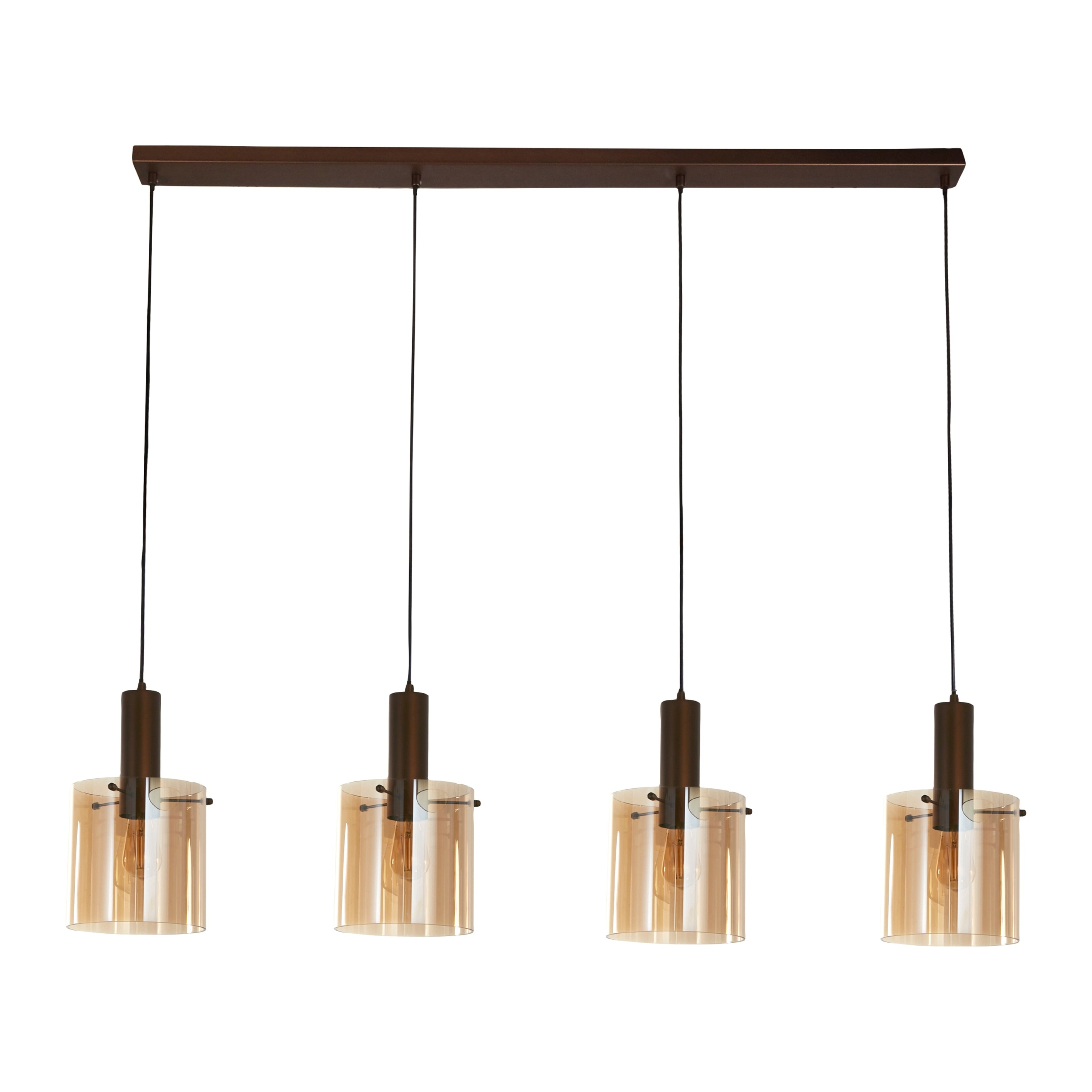 Searchlight Sweden Hanglamp 4-lichts Ø 22 cm - Mocha