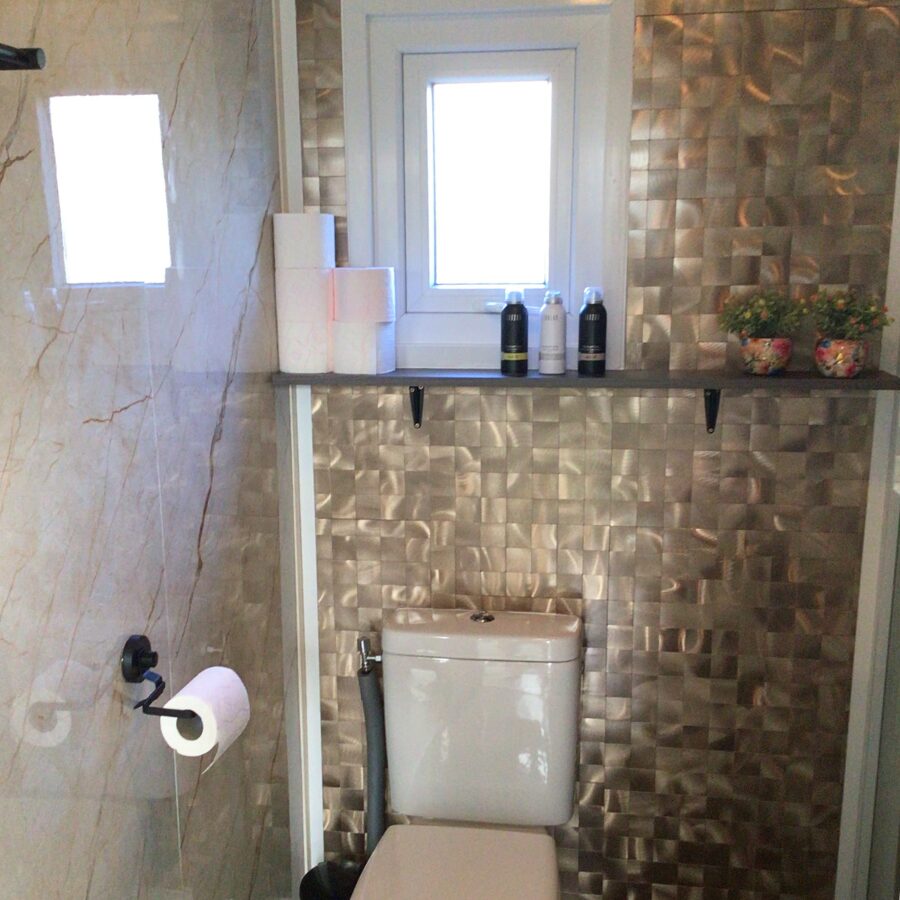 PVC Marmer Wandpaneel Bolzano Beige Glans 260x122x0,3cm - Afbeelding 3