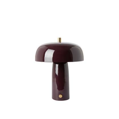 Sissy-Boy Donkerpaarse cupola tafellamp small