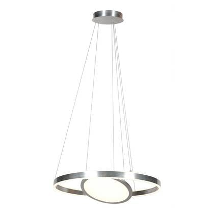 Steinhauer - Hanglamp Grijs Metaal - 2-Lichts - 60x60x150cm - Ringlux