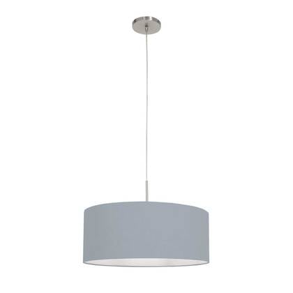 Steinhauer - hanglamp - Sparkled Light - blauw - linnen metaal - Ø