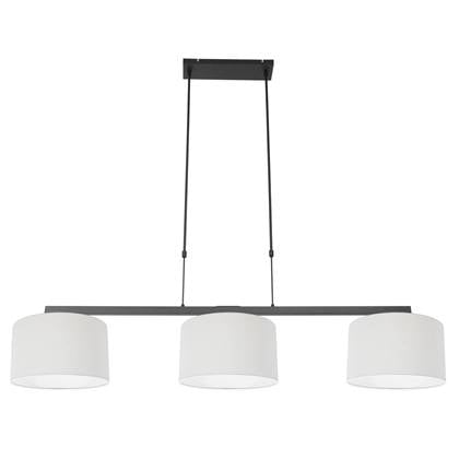 Steinhauer - hanglamp - Stang - zwart - linnen metaal - grote