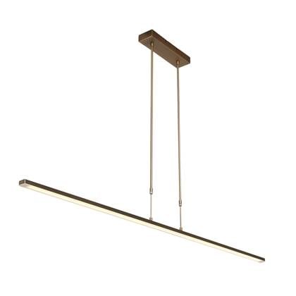 Steinhauer - hanglamp - Zelena LED - brons - kunststof metaal -