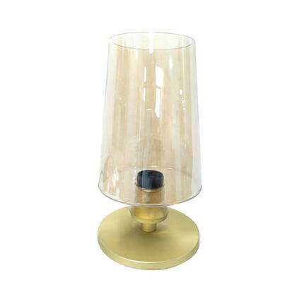 Steinhauer - tafellamp - Ancilla - messing - glas metaal - bureaulamp