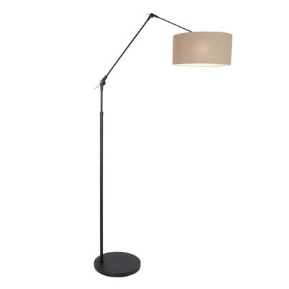 Steinhauer - vloerlamp - Prestige Chic - zwart - linnen metaal -