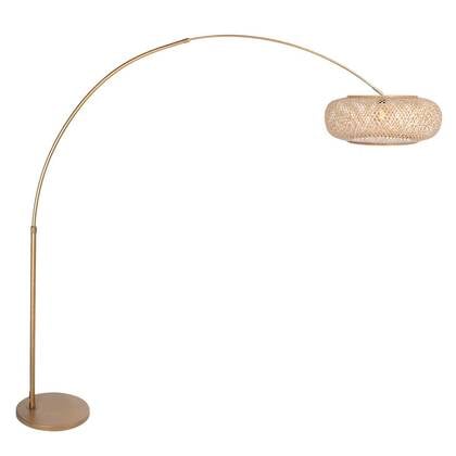 Steinhauer - vloerlamp - Sparkled Light - brons naturel - bamboe