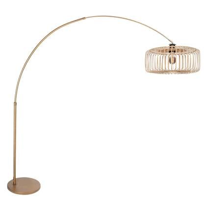 Steinhauer - vloerlamp - Sparkled Light - brons naturel - bamboe