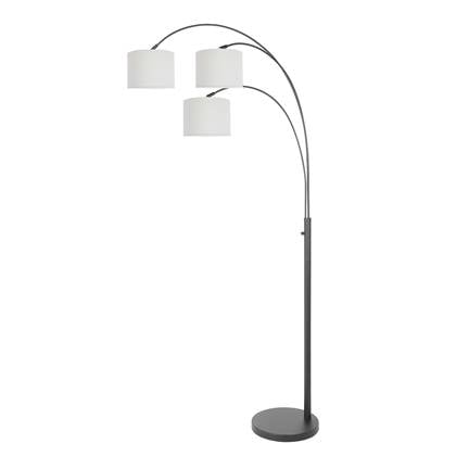 Steinhauer vloerlamp Sparkled light - zwart - metaal - 3825ZW