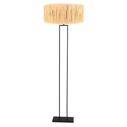 Steinhauer - vloerlamp - Stang - zwart - gras metaal - Ø 50cm - E27 -