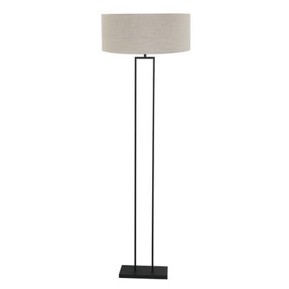Steinhauer - vloerlamp - Stang - zwart - linnen metaal - Ø 50cm - E27