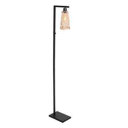 Steinhauer - vloerlamp - Vidrio - zwart - glas metaal -