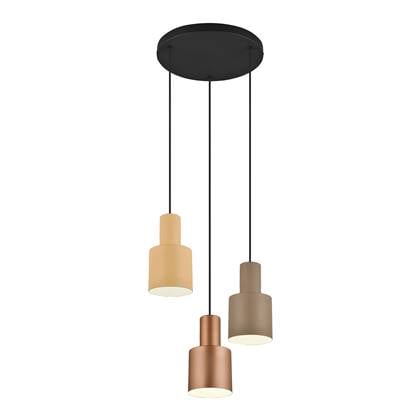 TRIO Agudo Hanglamp Multicolor - 3x E27