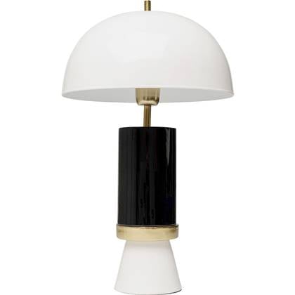 Tafellamp Josy wit en zwart Kare Design