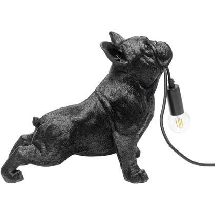 Tafellamp bulldog zwart Kare Design