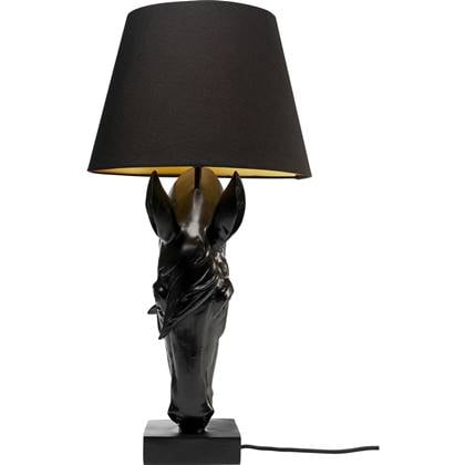 Tafellamp paardenhoofd zwart Kare Design