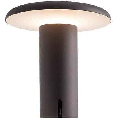 Takku tafellamp LED oplaadbaar anodized grey