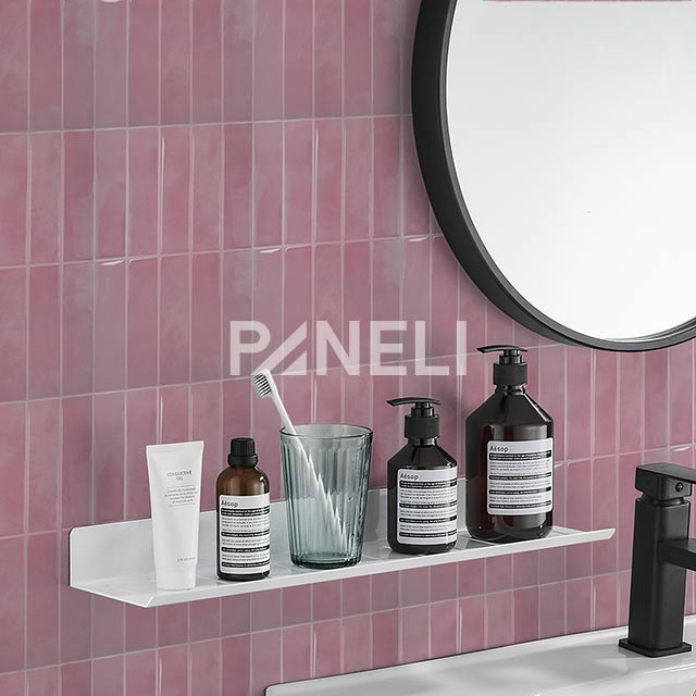 Tegelsticker Roze Langwerpig - 29 cm x 22.9 cm x 0.11 cm | 0.07 kg | Paneli zelfklevende steenstrips - Afbeelding 2