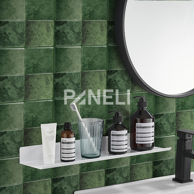 Tegelsticker Vierkant Groen - 23 cm x 23 cm x 0.11 cm | 0.07 kg | Paneli zelfklevende steenstrips - Afbeelding 2