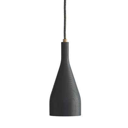Timber hanglamp small Ø6.8 messing zwart essen