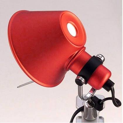 Tolomeo Micro Pinza klemlamp retrofit rood