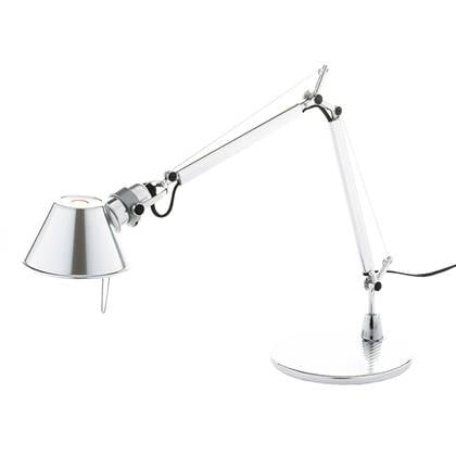 Tolomeo Micro bureaulamp retrofit gepolijst aluminium