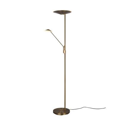 Trio Leuchten Brantford - Vloerlamp - Oud Brons