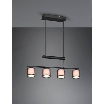 Trio Leuchten Burton - Hanglamp - 4xE14
