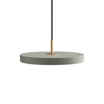 Umage Asteria Plus Mini hanglamp nuance olive - met koordset - Ø31 cm