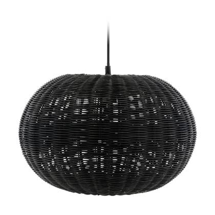 Villa Collection Werna rattan hanglamp zwart - 40