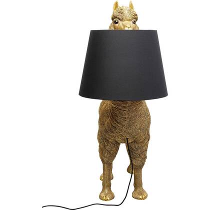 Vloerlamp lama 108cm goud Kare Design