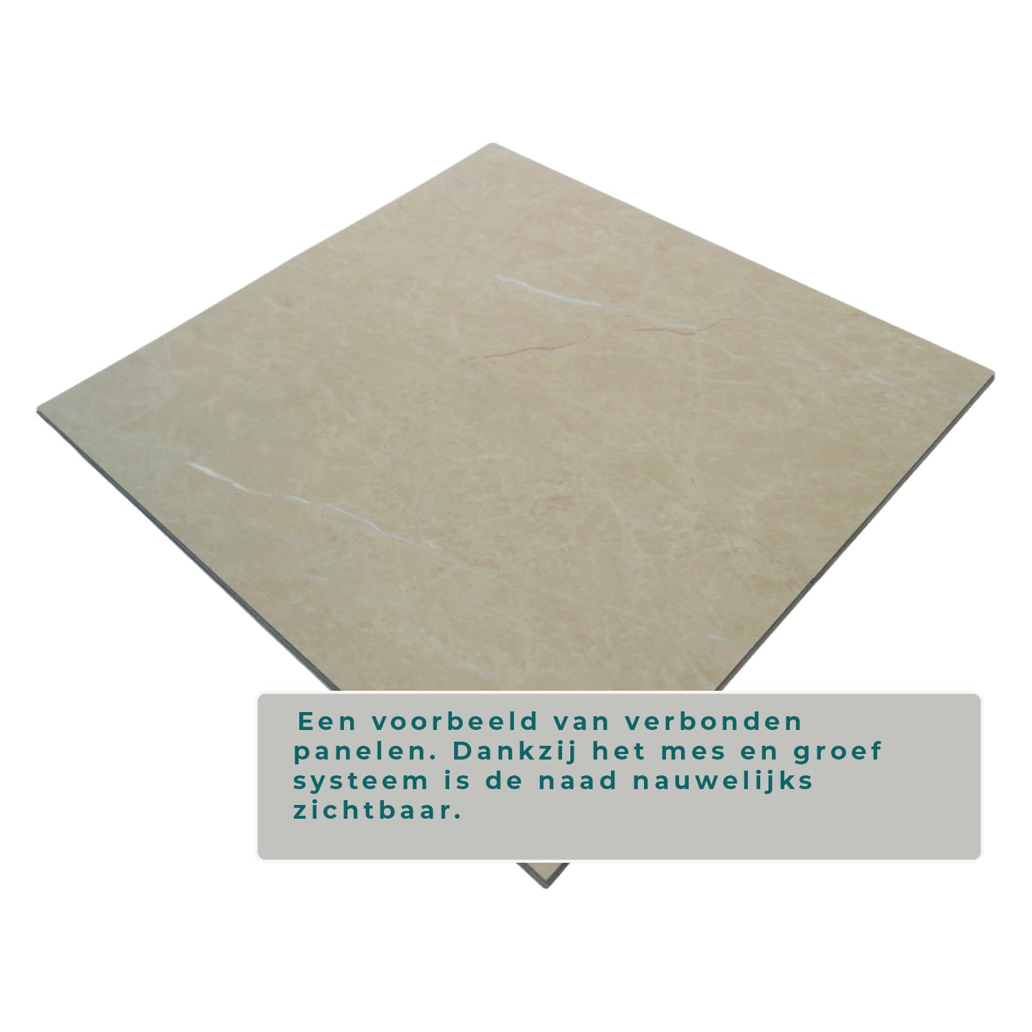 SPC Wandpaneel MAT Beton Dark- mes&groef 60x30cm | Badkamer Wandpanelen - Afbeelding 3