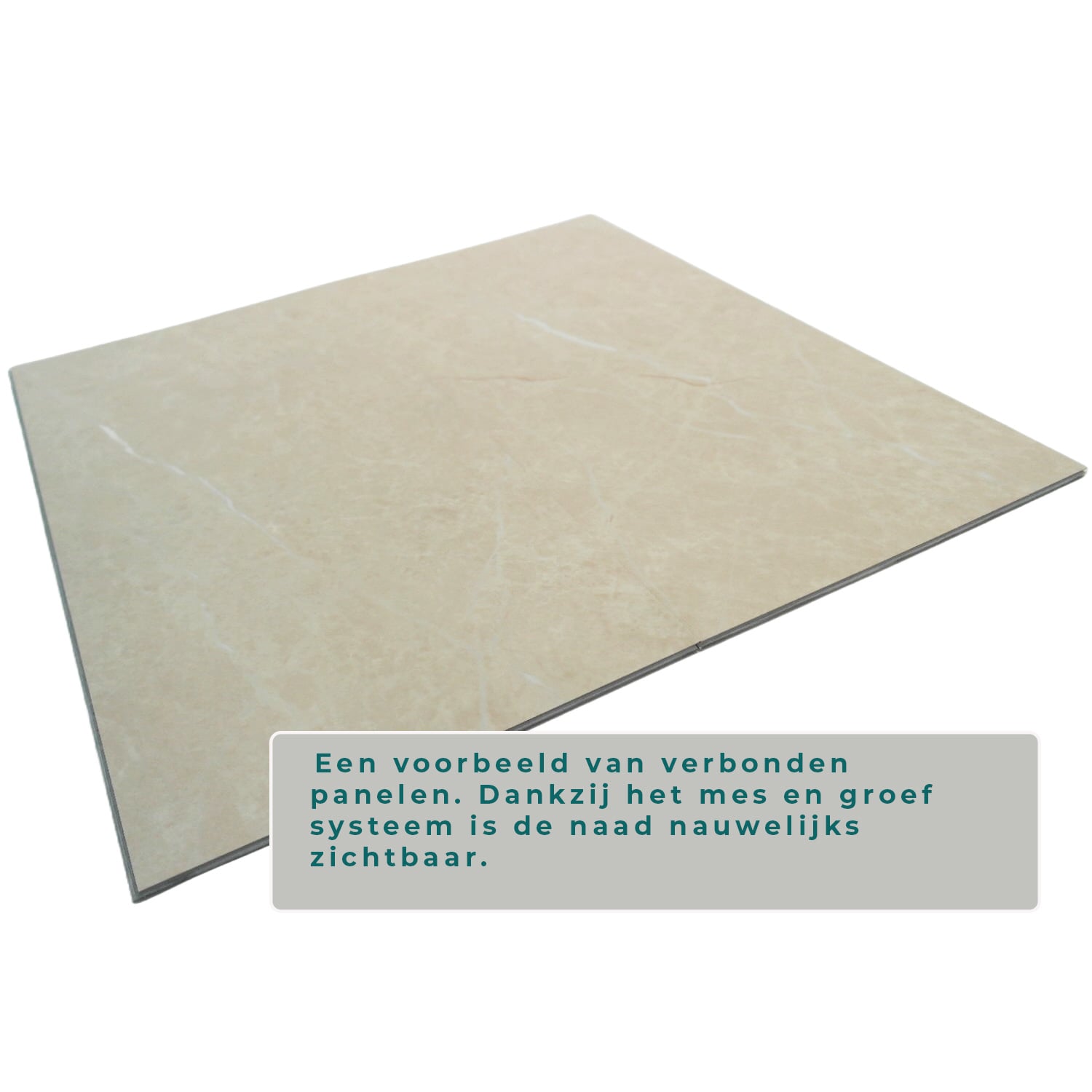 SPC Wandpaneel MAT Beton Light - mes&groef 60x30cm | Badkamer Wandpanelen - Afbeelding 3