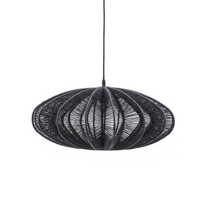 Vtw Living - Sfeervolle hanglamp - Slaapkamer Lamp - Zwart - 60 cm