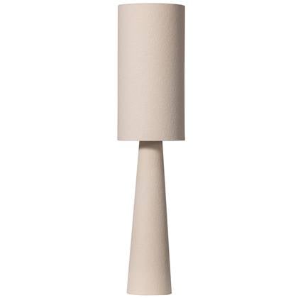 WOOOD Loft Vloerlamp - Metaal|Bouclé - Naturel - 130xØ30 cm