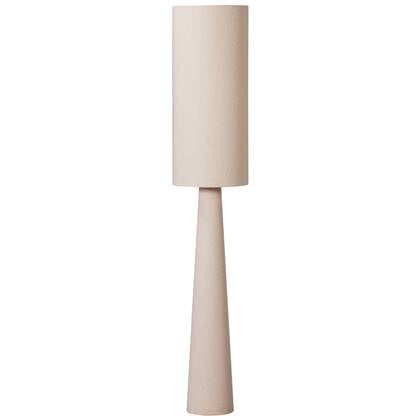 WOOOD Loft Vloerlamp - Metaal|Bouclé - Naturel - 187xØ35 cm
