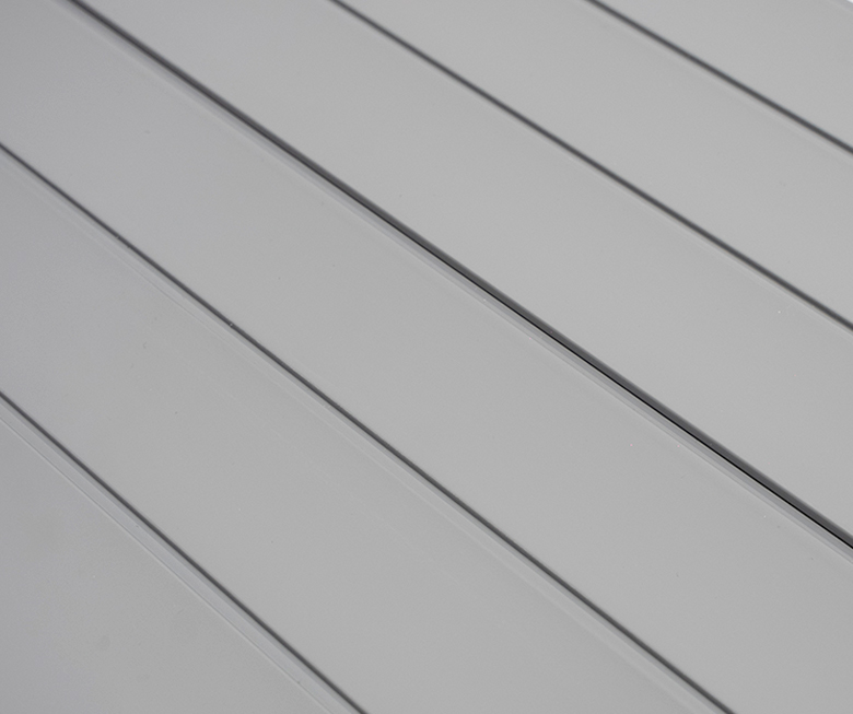 Wandpaneel NORA GRIJS 260x25cm - 260 cm x 25 cm x 1 cm | 2 kg | Paneli akoestische wandpanelen - AKU Wandpanelen