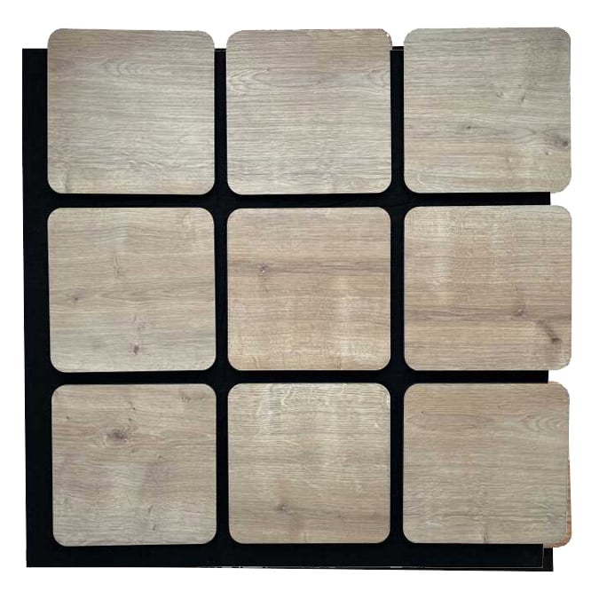 Kubus Vilt Woodie Paneel Light - cm x cm x cm | 2.8 kg | Paneli akoestische wandpanelen - AKU Wandpanelen - Afbeelding 3