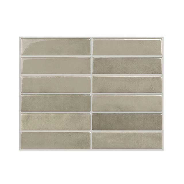 Tegelsticker Beige Langwerpig - 29 cm x 22.9 cm x 0.11 cm | 0.07 kg | Paneli zelfklevende steenstrips