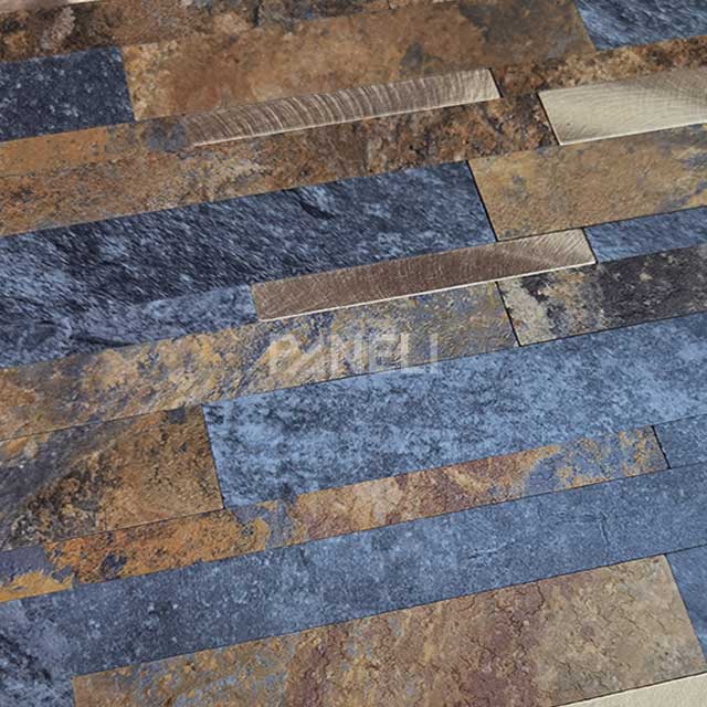 Zelfklevende Steenstrip Tegelstrook Rustiek - 29.8 cm x 29.6 cm x 0.40 cm | 0.5 kg | Paneli zelfklevende steenstrips - Afbeelding 3