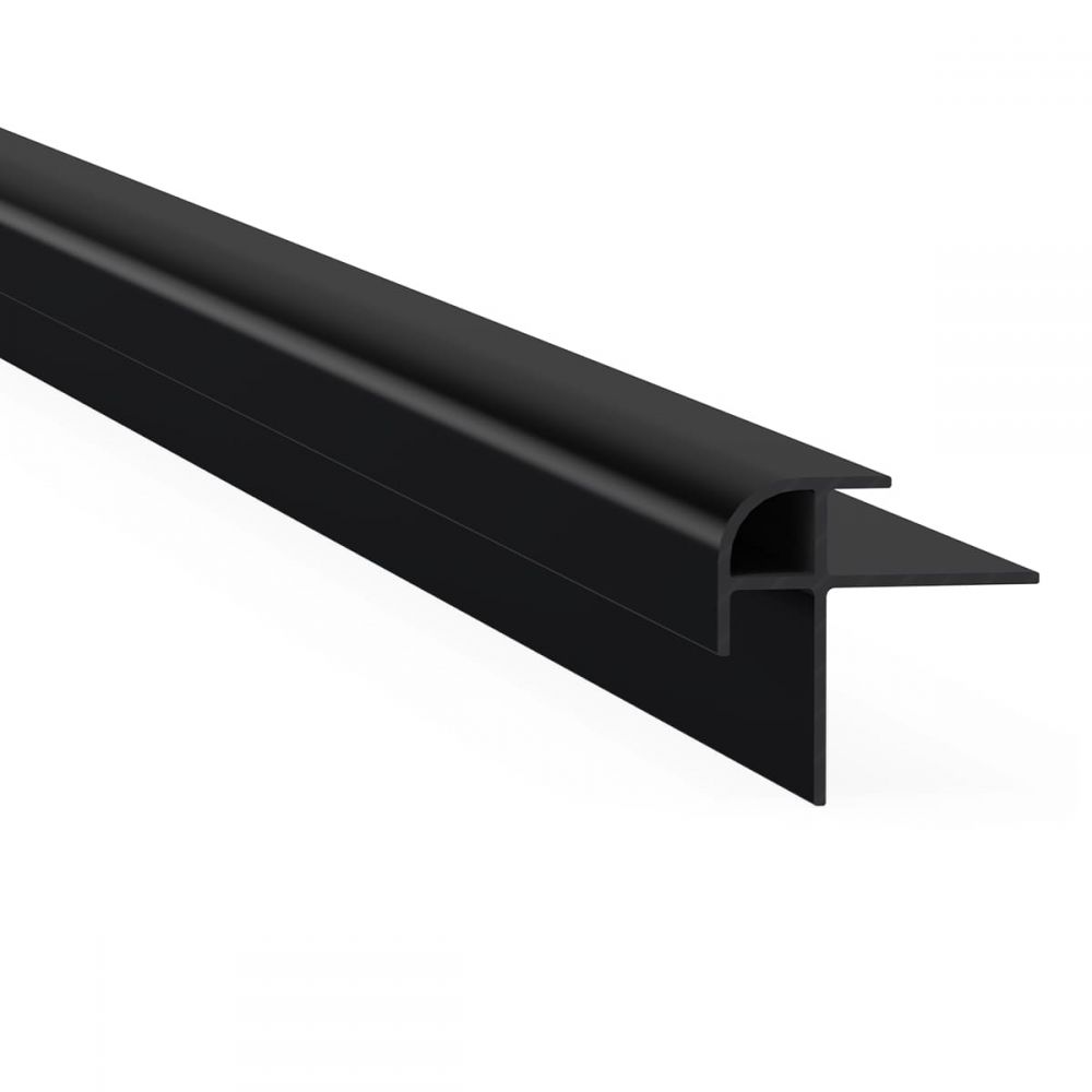 Buitenhoek profiel Zwart 4 mm