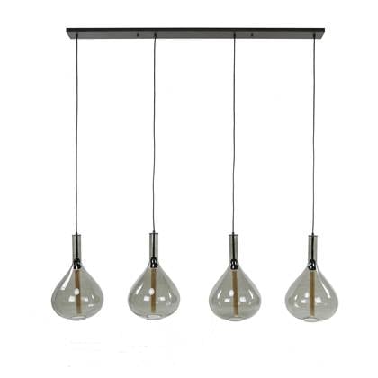 by fonQ Alexa Hanglamp - Gerookt Glas