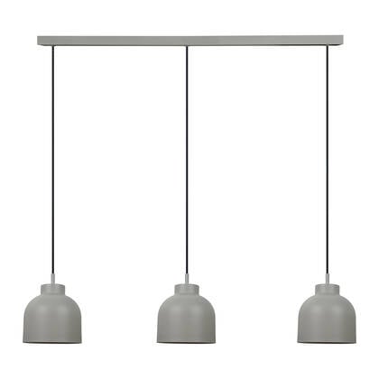 by fonQ Nohr Hanglamp - 3 Lichts - Warm Grijs