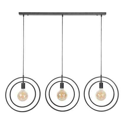 by fonQ Thom Hanglamp 3-lichts - Charcoal