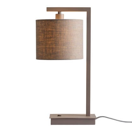 it&apos;s about RoMi Boston Tafellamp - Bruin / Dark Linnen