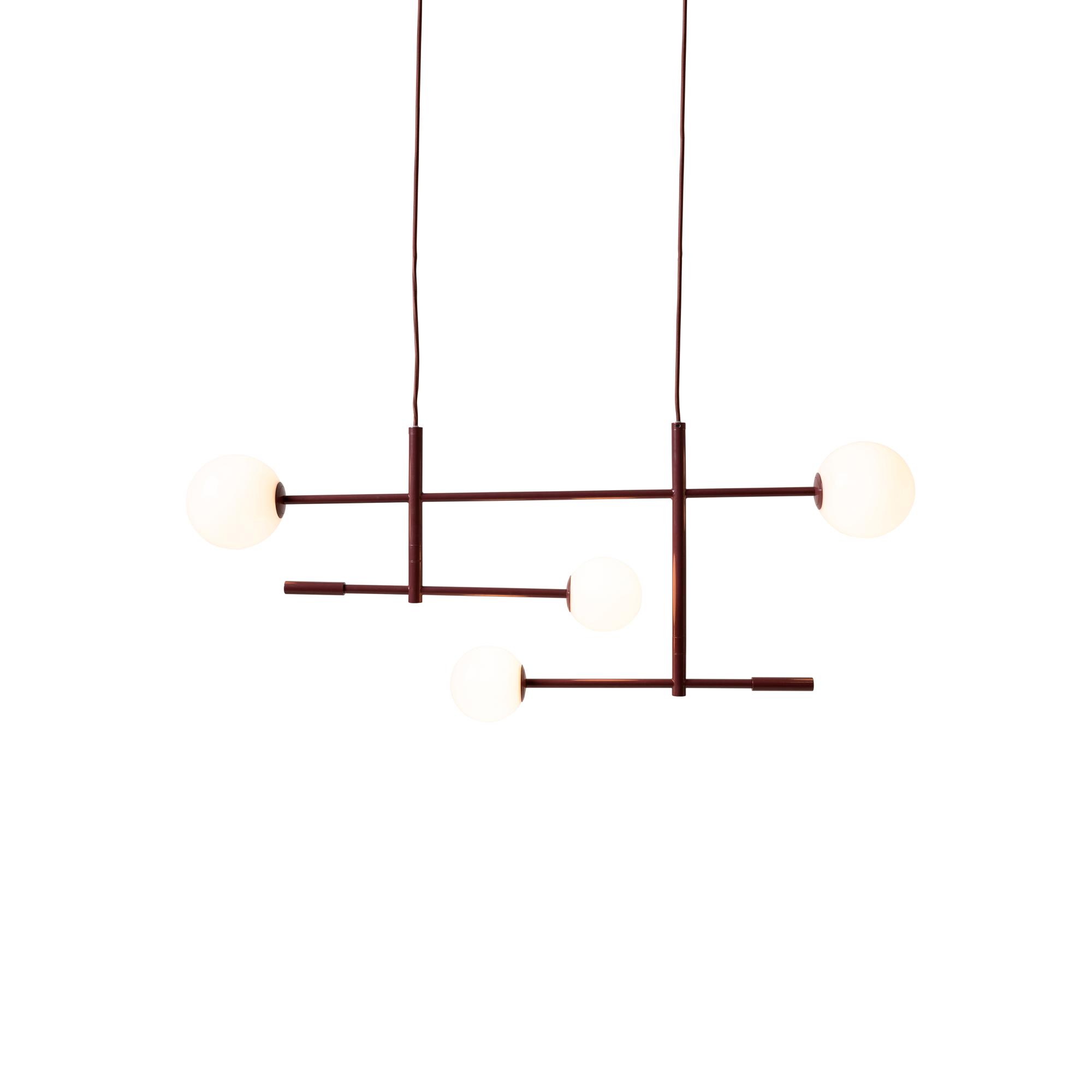 it&apos;s about RoMi Hanglamp Copenhagen - Rood - 97x13x215cm