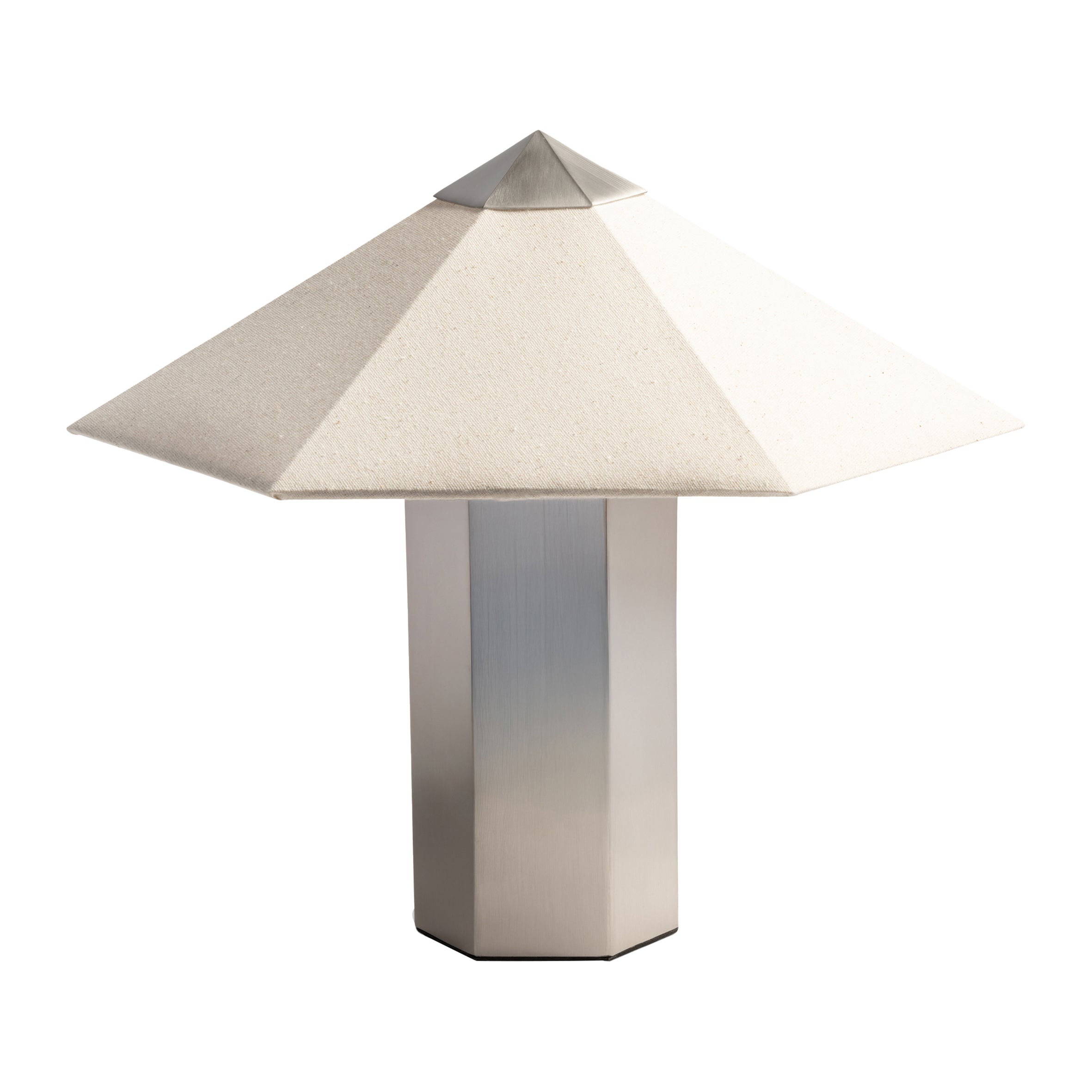 &k amsterdam Phira Tafellamp - Brushed Steel
