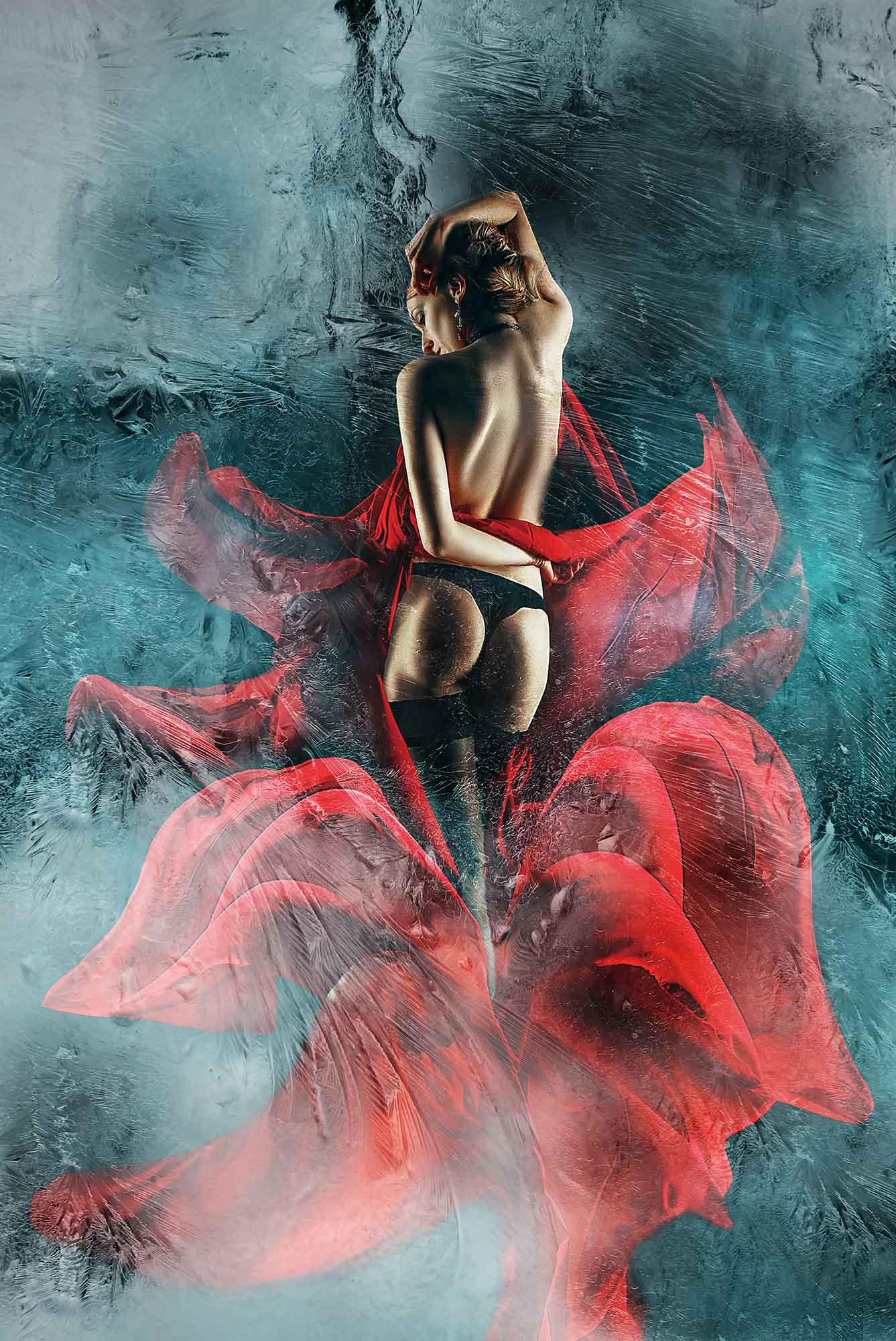 Glasschilderij Oxana Art 120x80cm