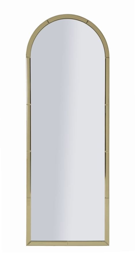 BAKU GOUDEN WANDSPIEGEL CM 55X2X150 ( BINNENSPIEGEL AFMETING CM 49X144)